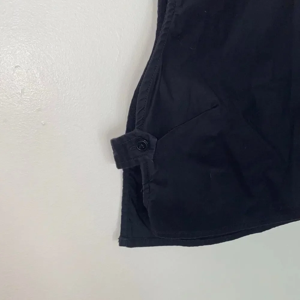 Reformation Black Cropped Tank Top Women's 6 - Picture 2 of 6